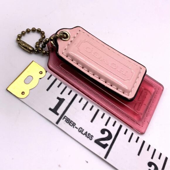 Y2k COACH Poppy Pink Replacement Hangtag Bag - Picture 3 of 3